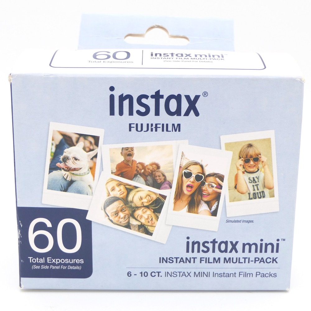 Fujifilm instax mini Instant Film Multi-Pack 60 Exposures Use by 07/26 Sealed